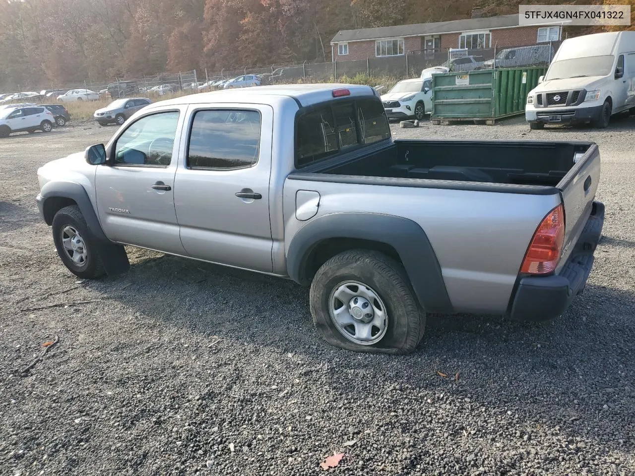 2015 Toyota Tacoma Double Cab Prerunner VIN: 5TFJX4GN4FX041322 Lot: 78978144