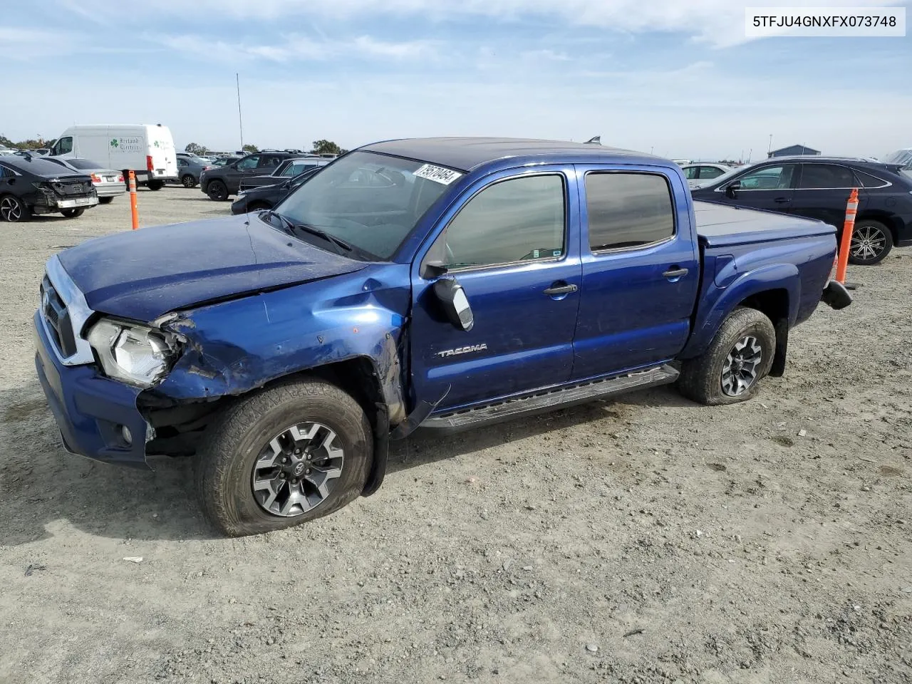 2015 Toyota Tacoma Double Cab Prerunner VIN: 5TFJU4GNXFX073748 Lot: 79570464