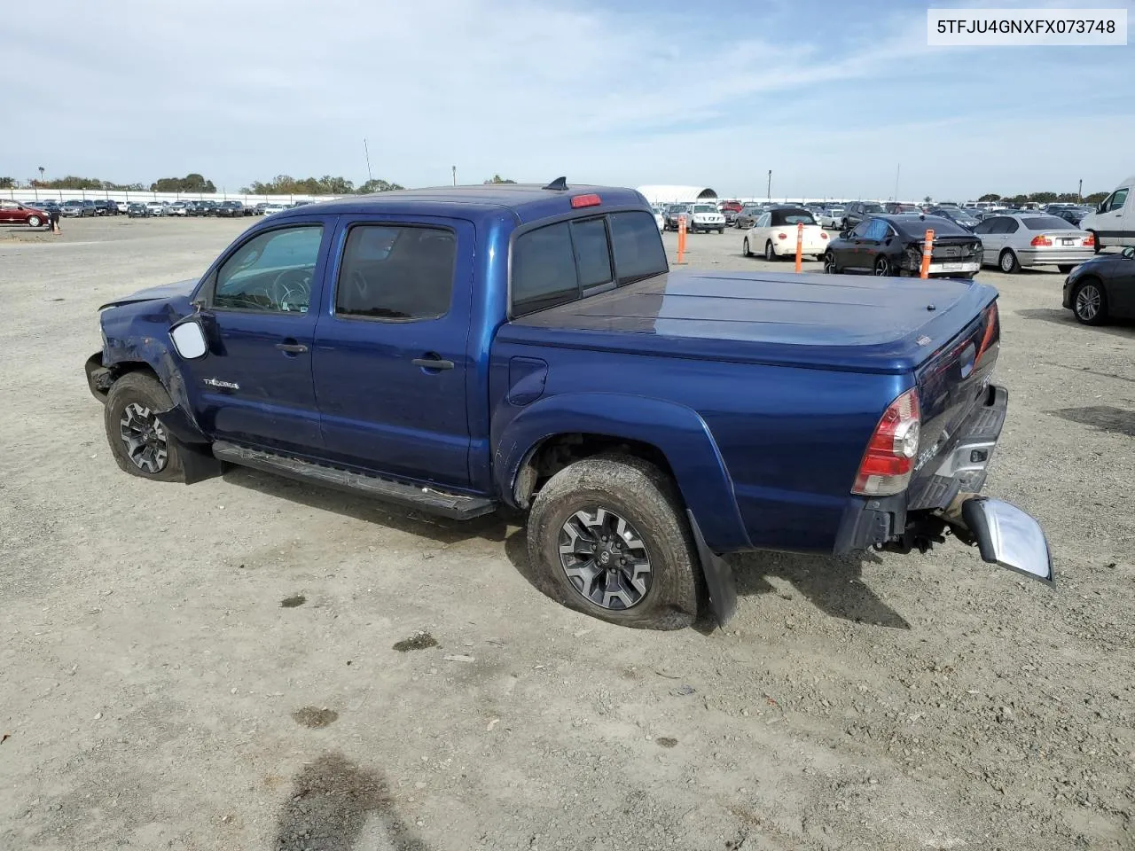 2015 Toyota Tacoma Double Cab Prerunner VIN: 5TFJU4GNXFX073748 Lot: 79570464