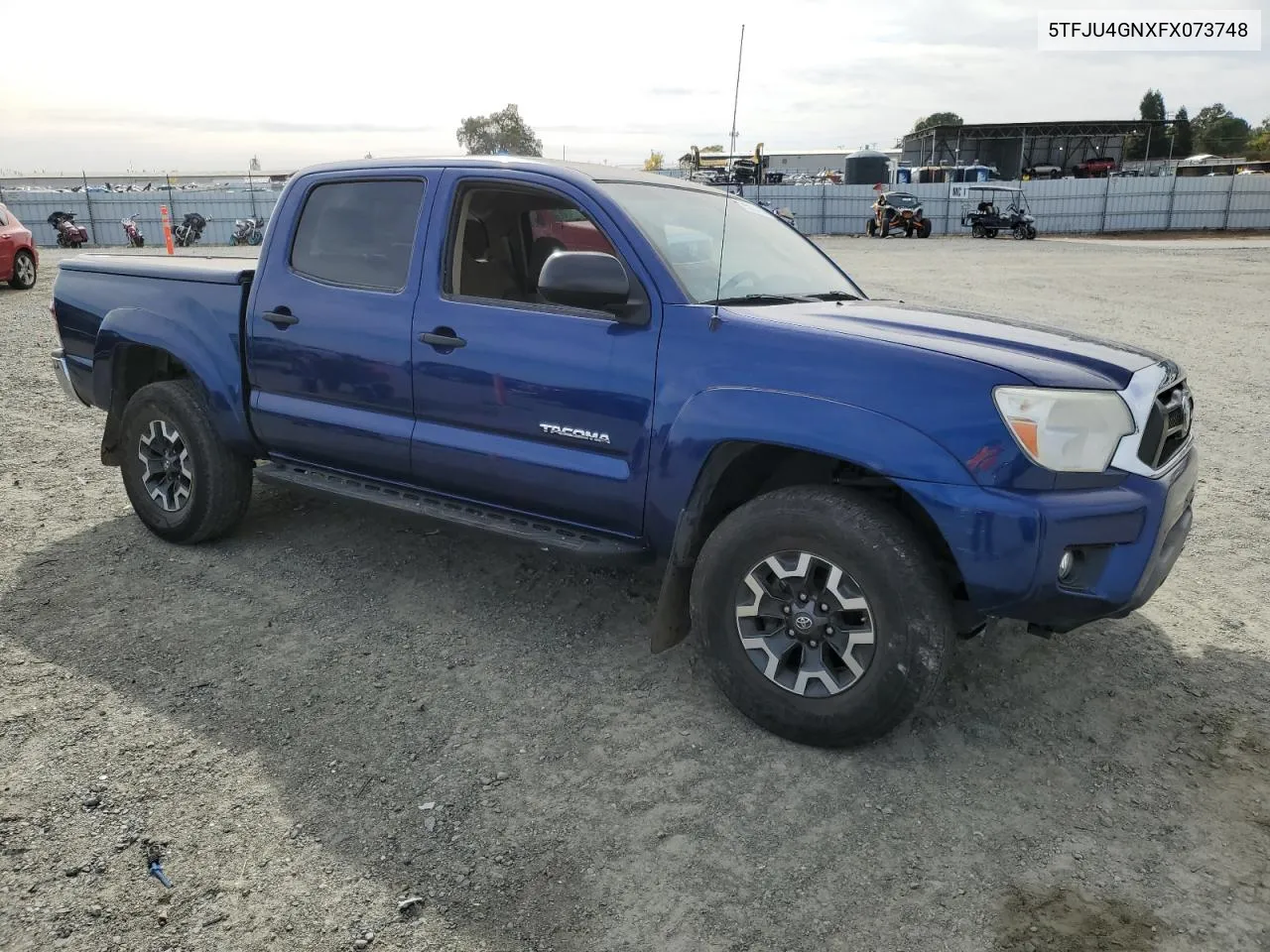 2015 Toyota Tacoma Double Cab Prerunner VIN: 5TFJU4GNXFX073748 Lot: 79570464