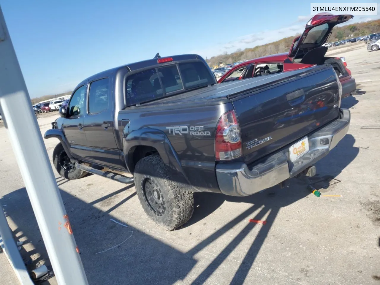 2015 Toyota Tacoma Double Cab VIN: 3TMLU4ENXFM205540 Lot: 79673414