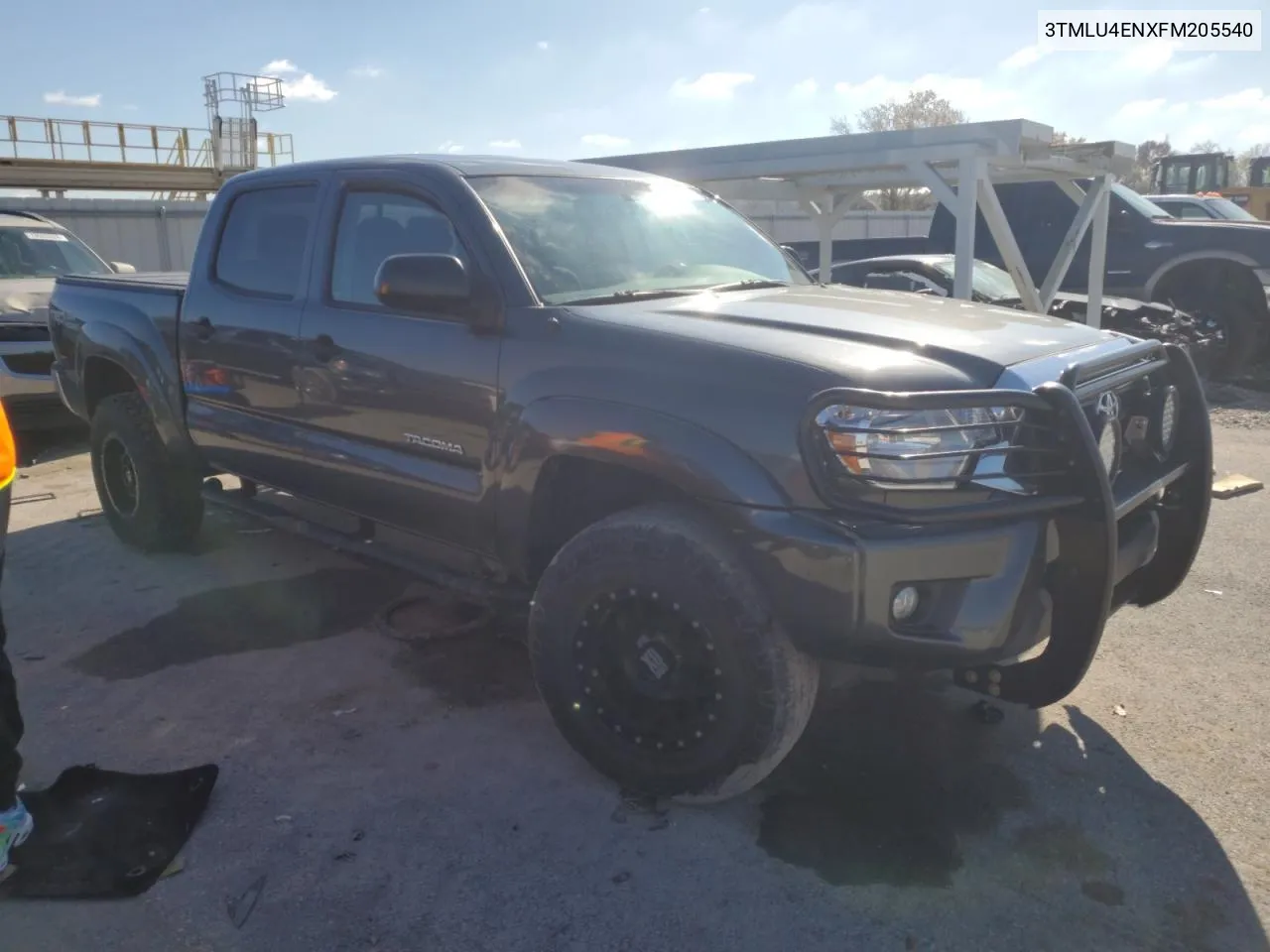 2015 Toyota Tacoma Double Cab VIN: 3TMLU4ENXFM205540 Lot: 79673414