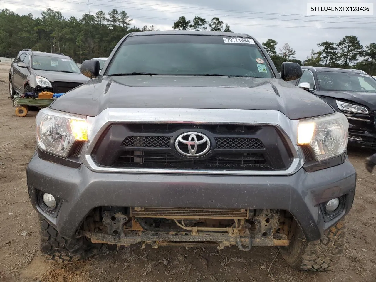 2015 Toyota Tacoma Double Cab VIN: 5TFLU4ENXFX128436 Lot: 79771984