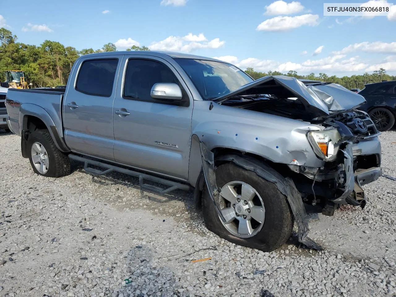 2015 Toyota Tacoma Double Cab Prerunner VIN: 5TFJU4GN3FX066818 Lot: 79850504