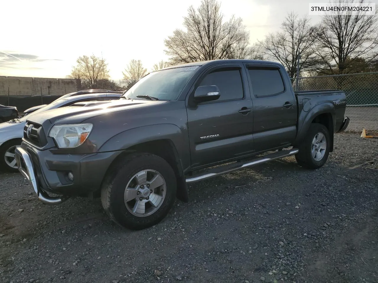 2015 Toyota Tacoma Double Cab VIN: 3TMLU4EN0FM204221 Lot: 79990564