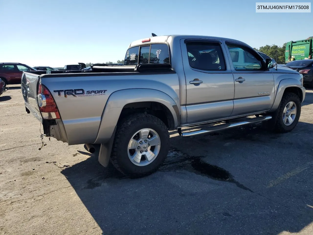 2015 Toyota Tacoma Double Cab Prerunner VIN: 3TMJU4GN1FM175008 Lot: 80131464