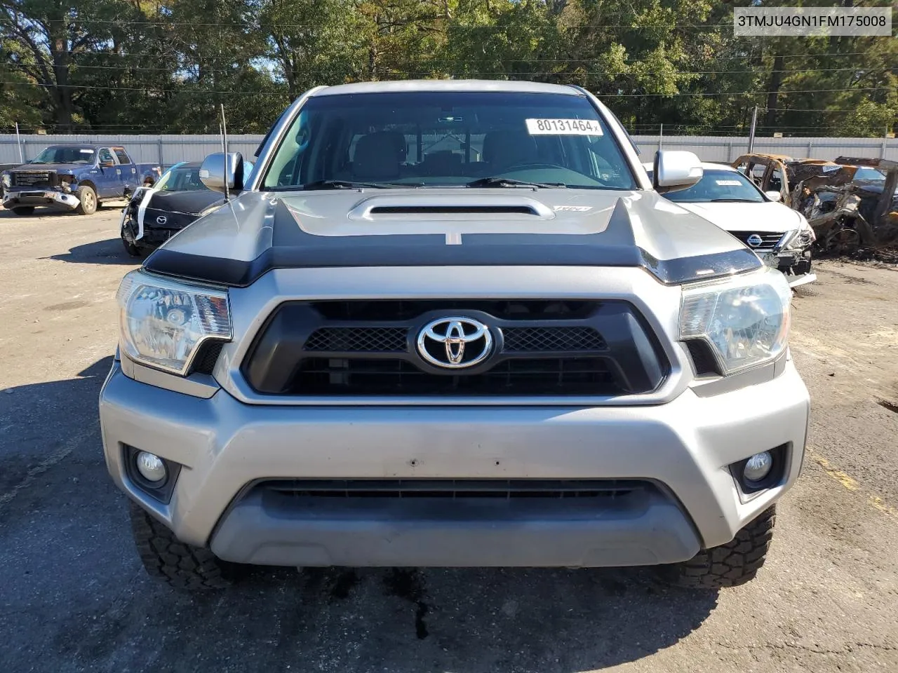 2015 Toyota Tacoma Double Cab Prerunner VIN: 3TMJU4GN1FM175008 Lot: 80131464