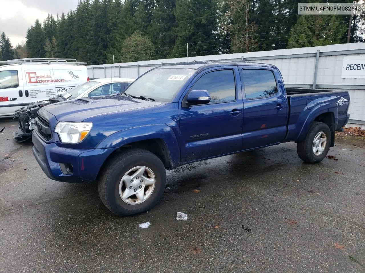 2015 Toyota Tacoma Double Cab Long Bed VIN: 3TMMU4FN0FM082642 Lot: 80156774