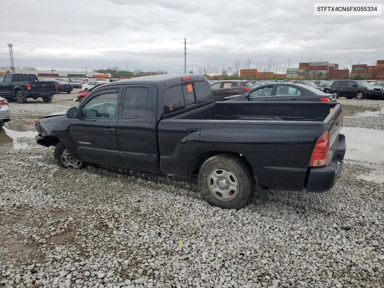 2015 Toyota Tacoma Access Cab VIN: 5TFTX4CN6FX055334 Lot: 80621164