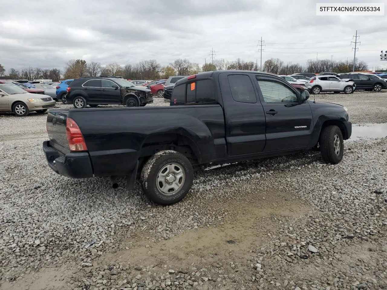 2015 Toyota Tacoma Access Cab VIN: 5TFTX4CN6FX055334 Lot: 80621164