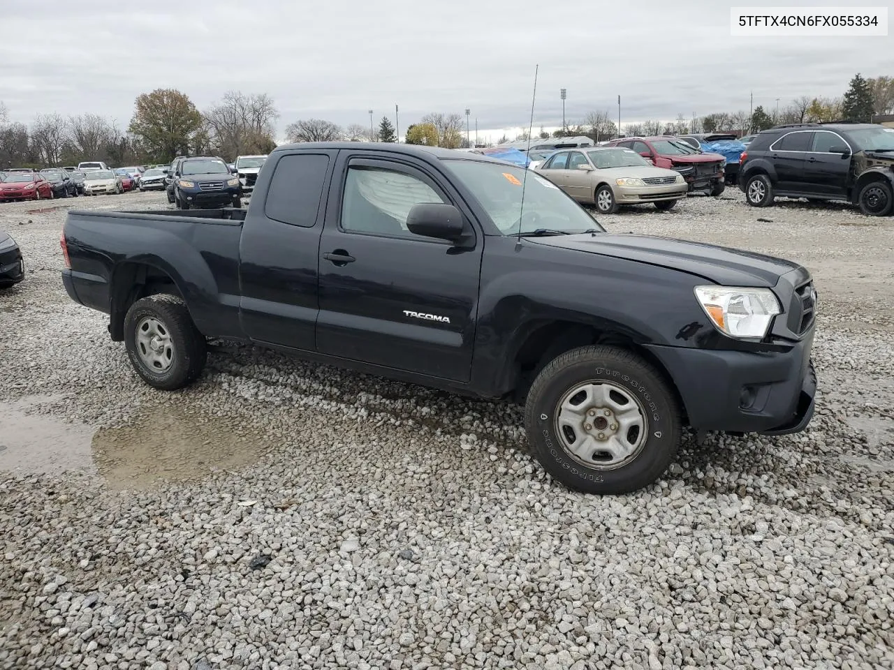 2015 Toyota Tacoma Access Cab VIN: 5TFTX4CN6FX055334 Lot: 80621164