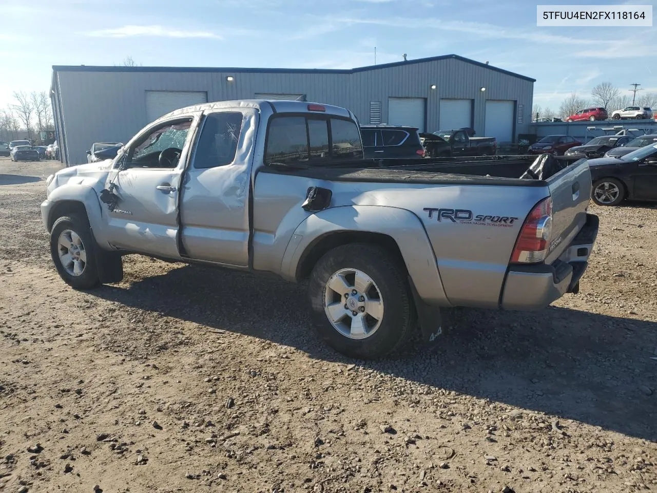 2015 Toyota Tacoma Access Cab VIN: 5TFUU4EN2FX118164 Lot: 80856294