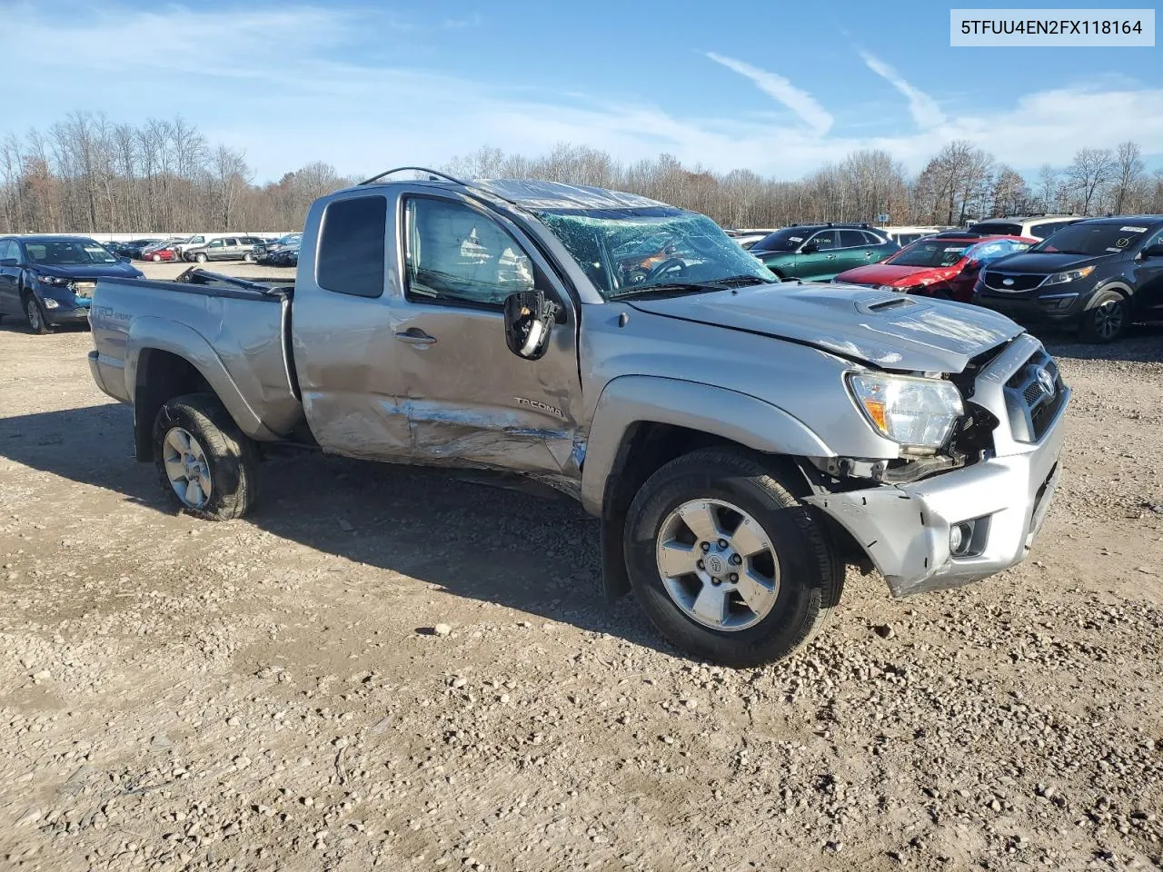 2015 Toyota Tacoma Access Cab VIN: 5TFUU4EN2FX118164 Lot: 80856294