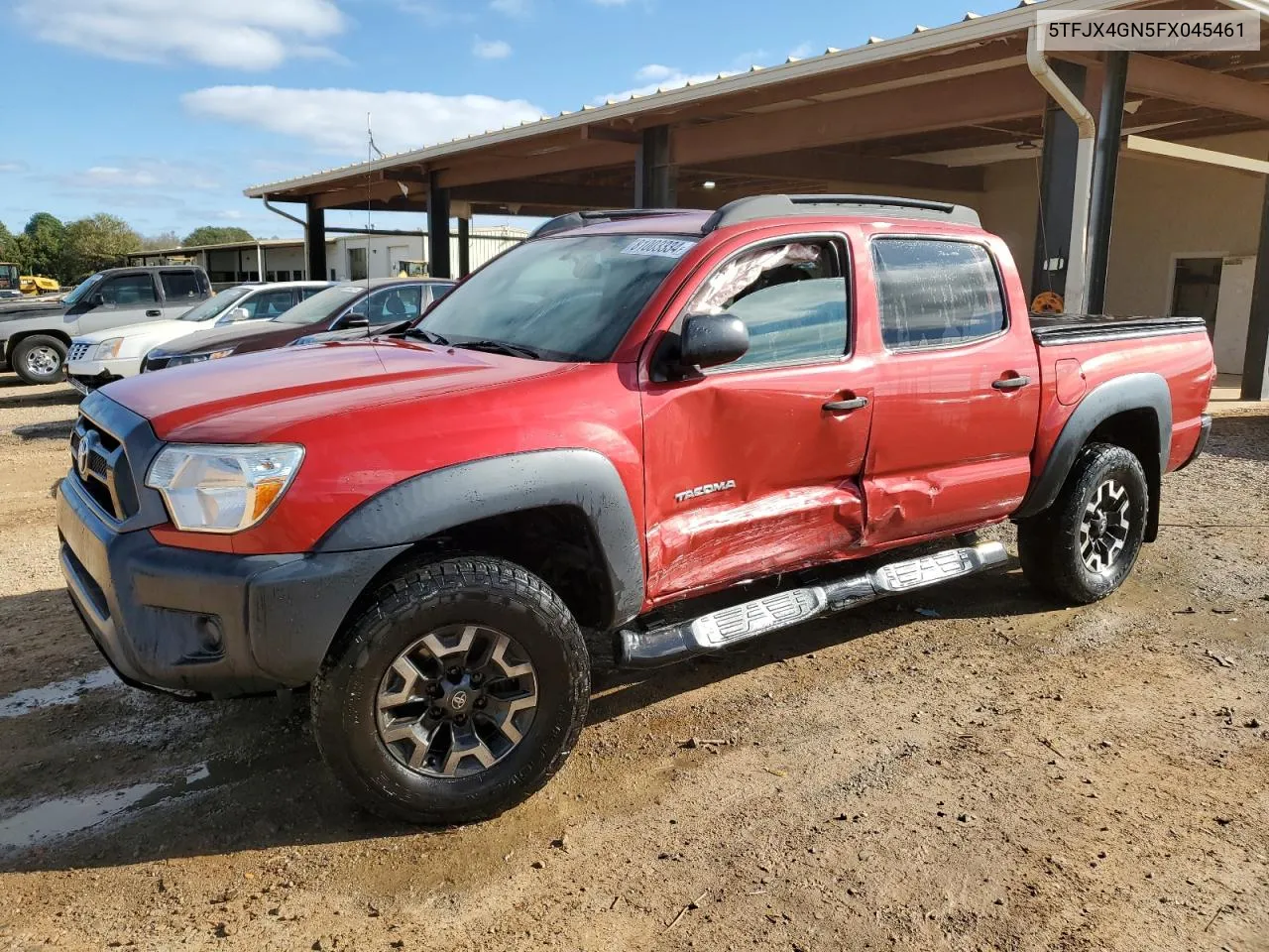 2015 Toyota Tacoma Double Cab Prerunner VIN: 5TFJX4GN5FX045461 Lot: 81003334