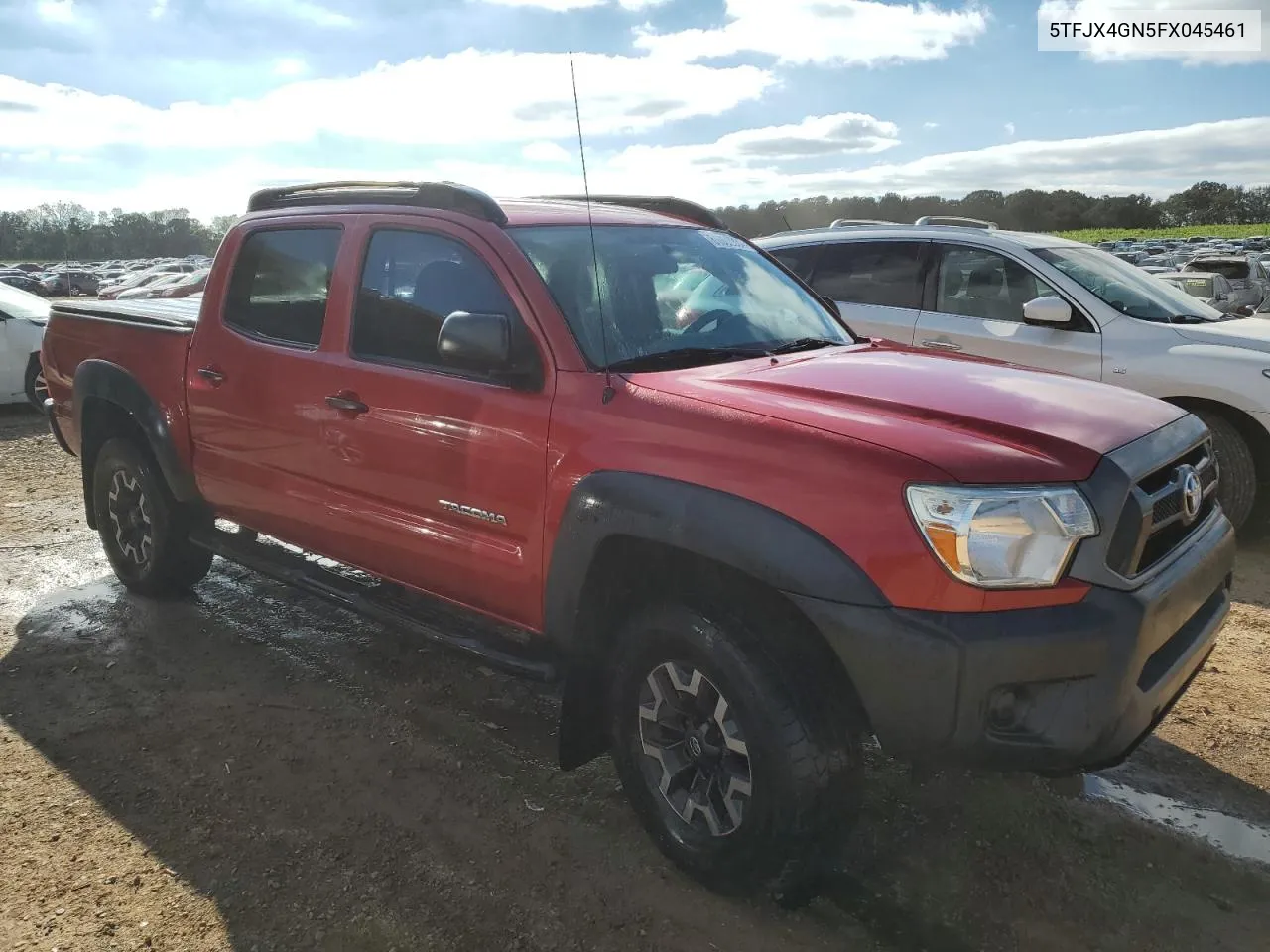 2015 Toyota Tacoma Double Cab Prerunner VIN: 5TFJX4GN5FX045461 Lot: 81003334