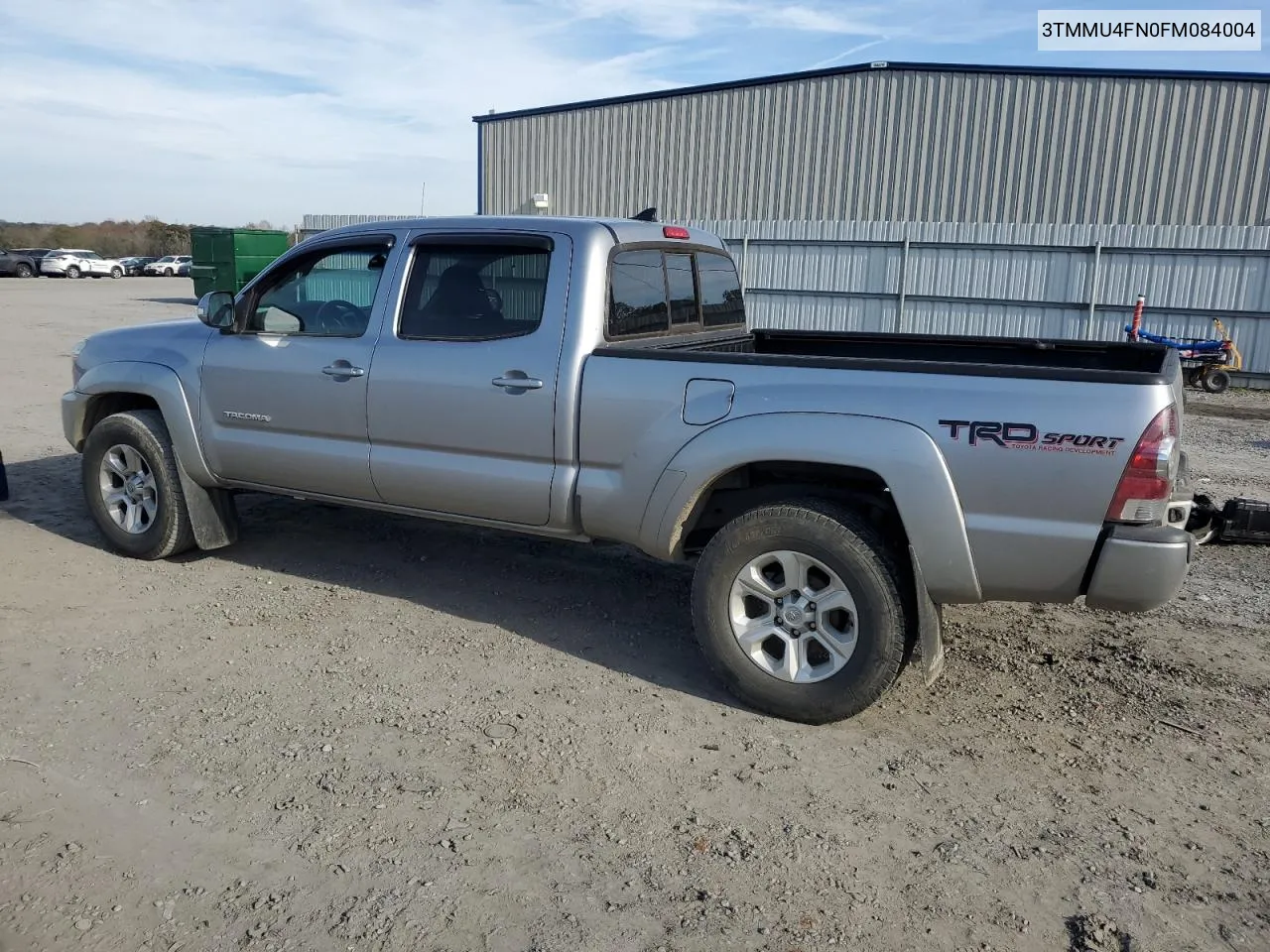 2015 Toyota Tacoma Double Cab Long Bed VIN: 3TMMU4FN0FM084004 Lot: 81262184