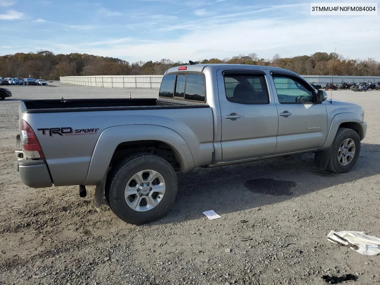 2015 Toyota Tacoma Double Cab Long Bed VIN: 3TMMU4FN0FM084004 Lot: 81262184