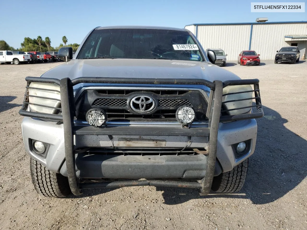 2015 Toyota Tacoma Double Cab VIN: 5TFLU4EN5FX122334 Lot: 81467924