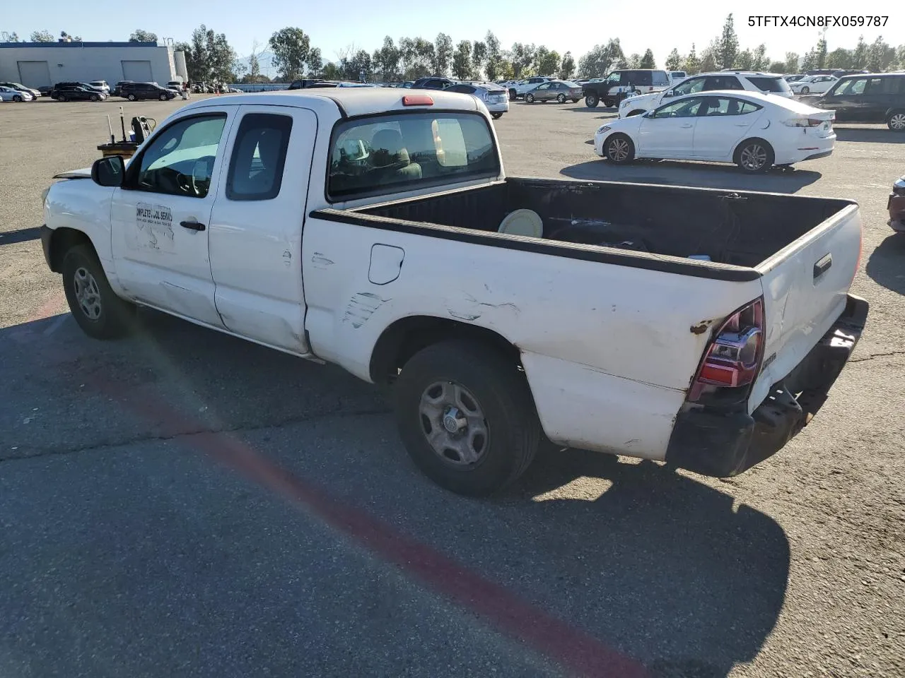 2015 Toyota Tacoma Access Cab VIN: 5TFTX4CN8FX059787 Lot: 81695824