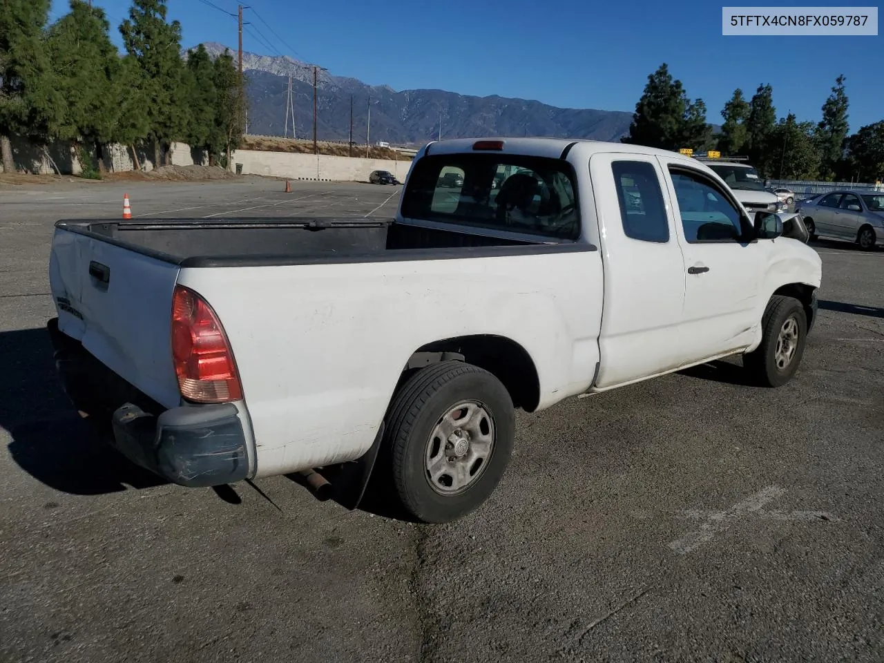 2015 Toyota Tacoma Access Cab VIN: 5TFTX4CN8FX059787 Lot: 81695824