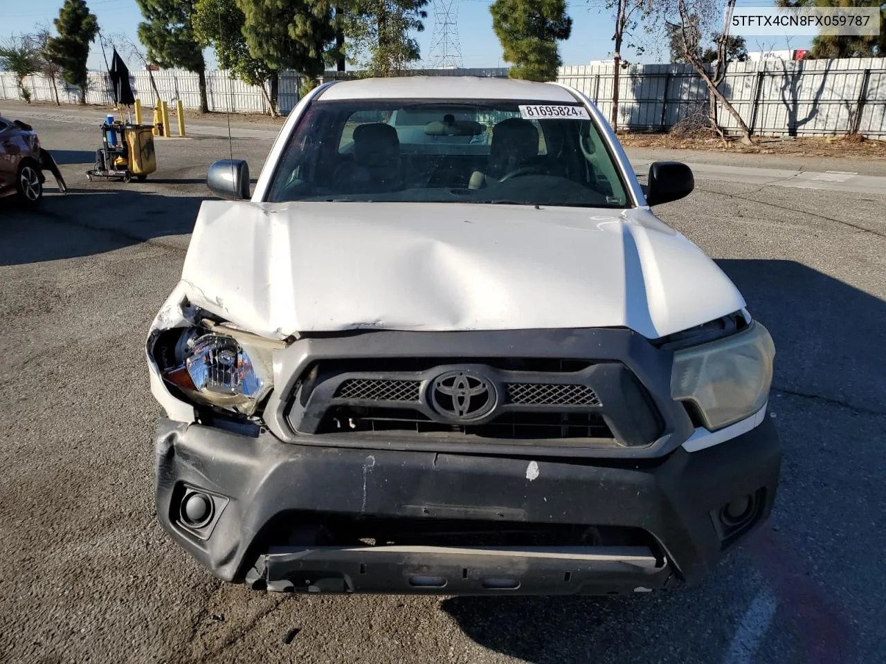 2015 Toyota Tacoma Access Cab VIN: 5TFTX4CN8FX059787 Lot: 81695824