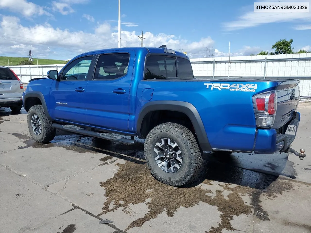 2016 Toyota Tacoma Double Cab VIN: 3TMCZ5AN9GM020328 Lot: 55651584