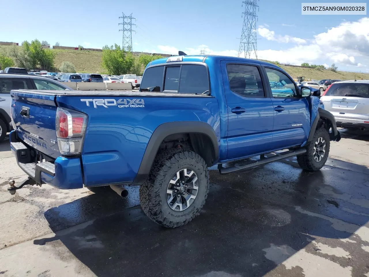 2016 Toyota Tacoma Double Cab VIN: 3TMCZ5AN9GM020328 Lot: 55651584