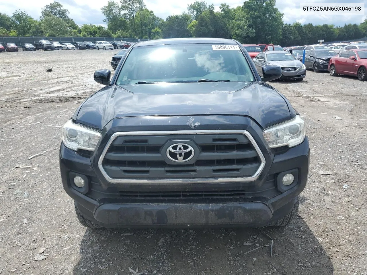 2016 Toyota Tacoma Double Cab VIN: 5TFCZ5AN6GX046198 Lot: 56896114