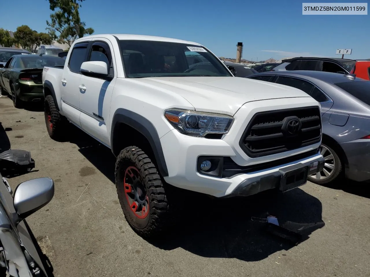 3TMDZ5BN2GM011599 2016 Toyota Tacoma Double Cab