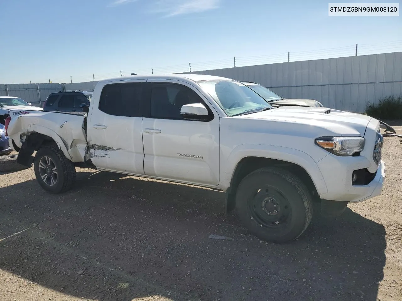 2016 Toyota Tacoma Double Cab VIN: 3TMDZ5BN9GM008120 Lot: 61039054