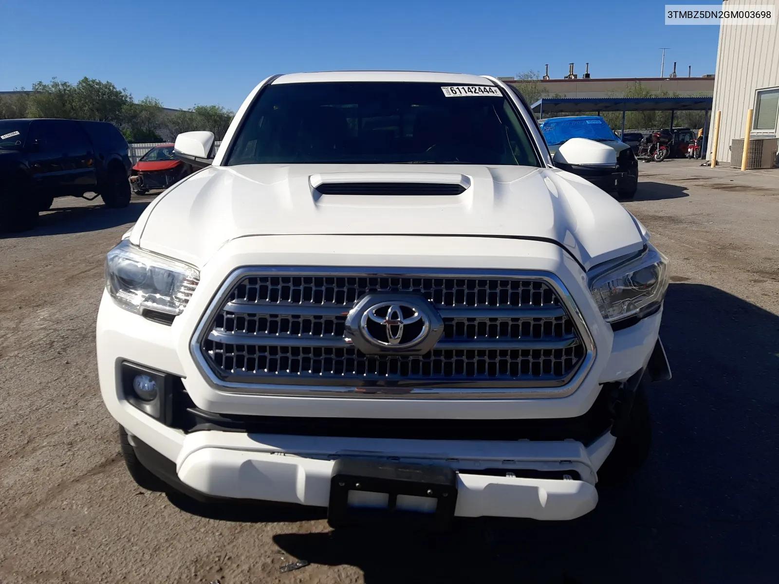 2016 Toyota Tacoma Double Cab VIN: 3TMBZ5DN2GM003698 Lot: 61142444