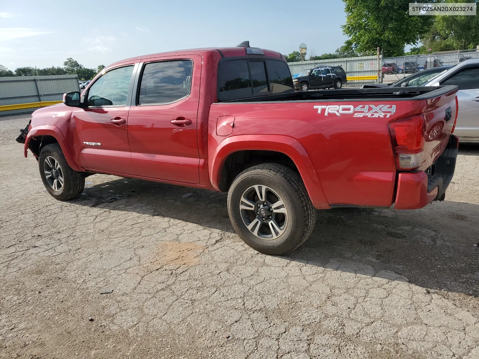 5TFCZ5AN2GX023274 2016 Toyota Tacoma Double Cab