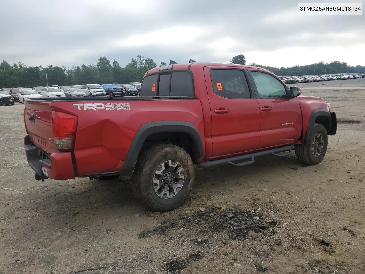 2016 Toyota Tacoma Double Cab VIN: 3TMCZ5AN5GM013134 Lot: 62286174