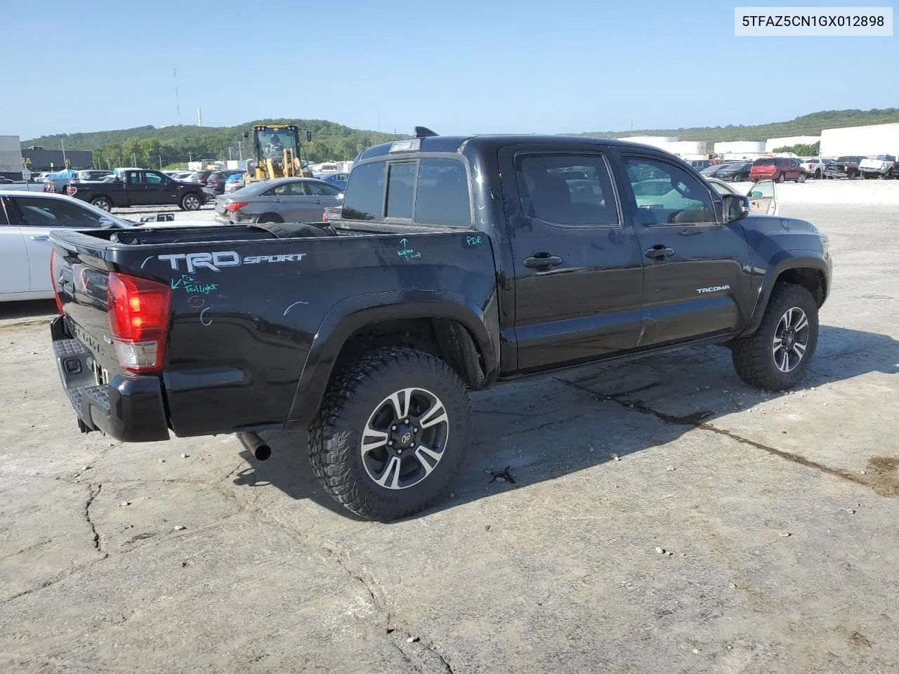 2016 Toyota Tacoma Double Cab VIN: 5TFAZ5CN1GX012898 Lot: 65436354