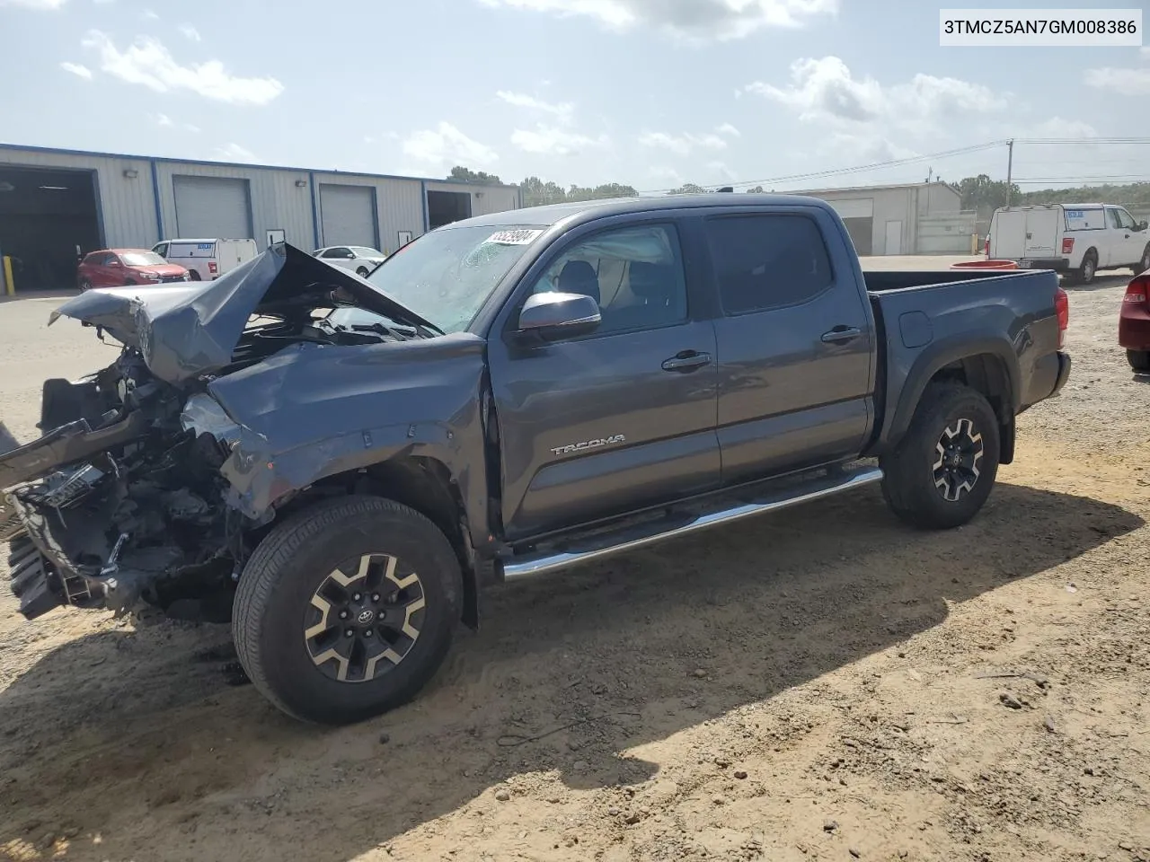 2016 Toyota Tacoma Double Cab VIN: 3TMCZ5AN7GM008386 Lot: 65529904