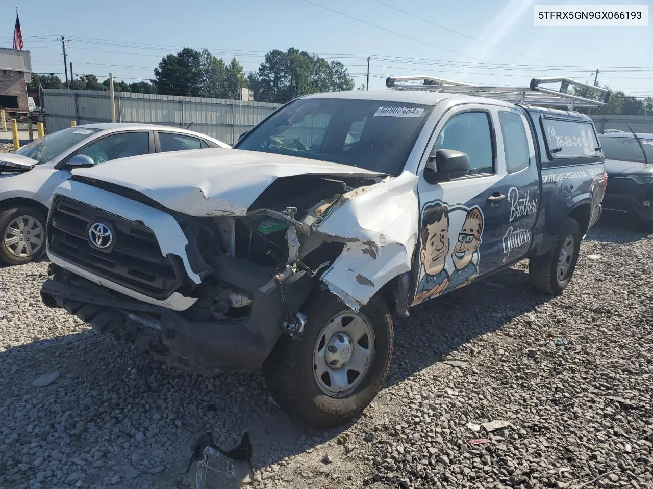 2016 Toyota Tacoma Access Cab VIN: 5TFRX5GN9GX066193 Lot: 66902484