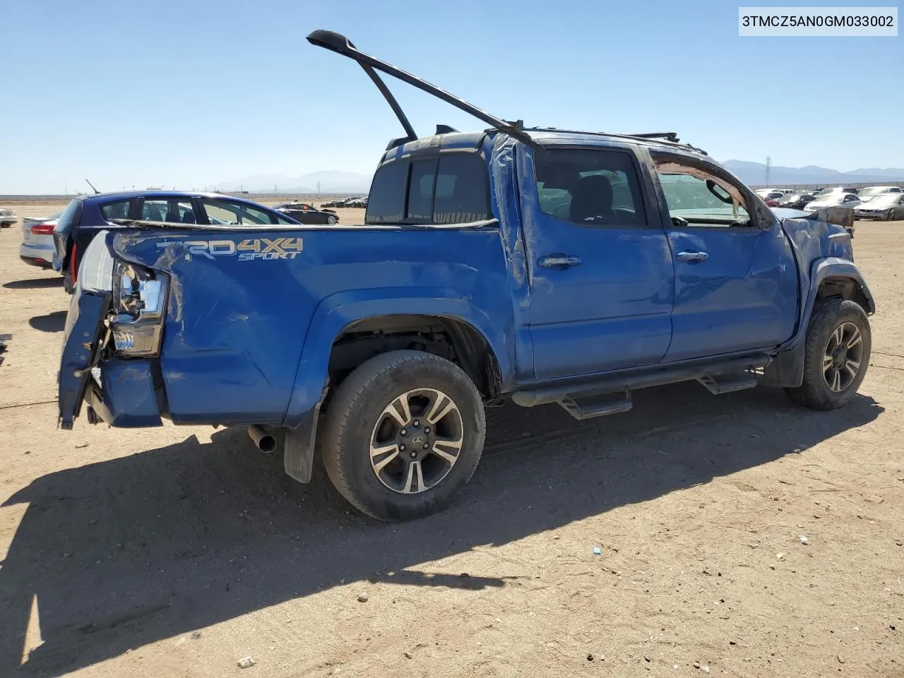 3TMCZ5AN0GM033002 2016 Toyota Tacoma Double Cab