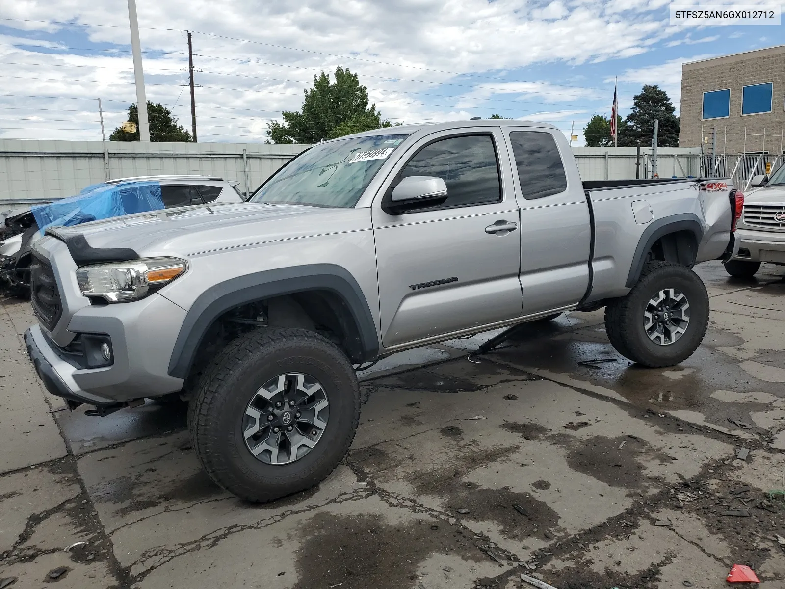 2016 Toyota Tacoma Access Cab VIN: 5TFSZ5AN6GX012712 Lot: 67950994