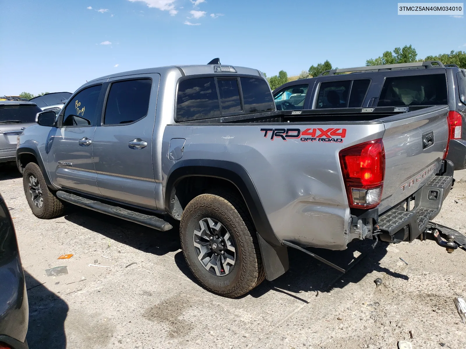 2016 Toyota Tacoma Double Cab VIN: 3TMCZ5AN4GM034010 Lot: 68052124