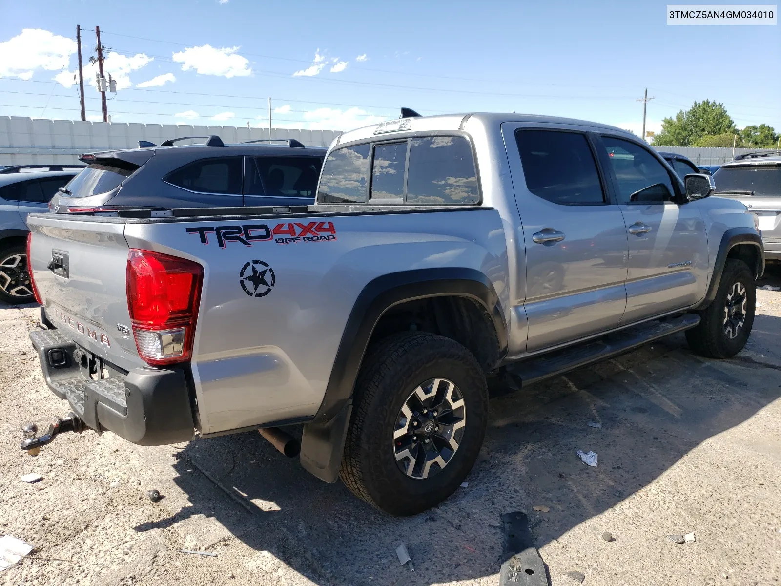 2016 Toyota Tacoma Double Cab VIN: 3TMCZ5AN4GM034010 Lot: 68052124