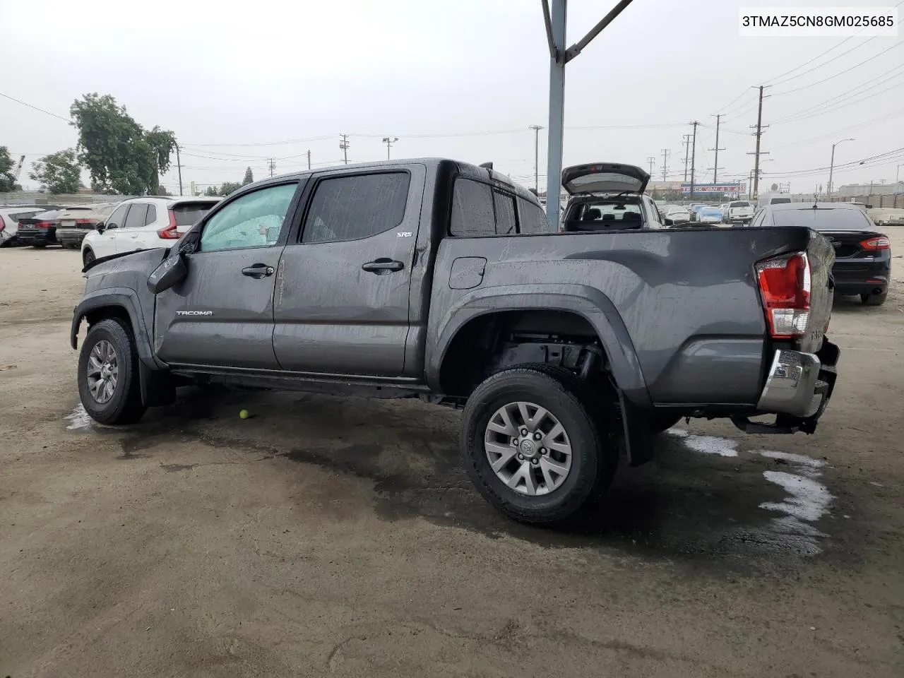 2016 Toyota Tacoma Double Cab VIN: 3TMAZ5CN8GM025685 Lot: 68214444