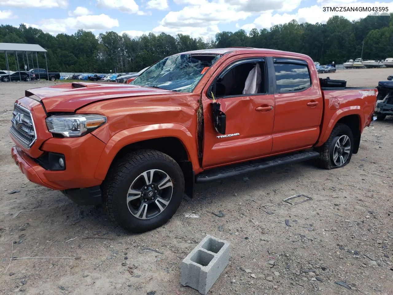 2016 Toyota Tacoma Double Cab VIN: 3TMCZ5AN4GM043595 Lot: 68348214