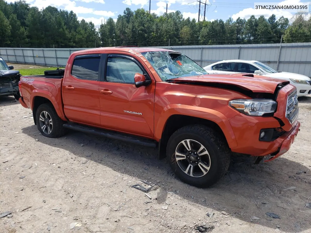 2016 Toyota Tacoma Double Cab VIN: 3TMCZ5AN4GM043595 Lot: 68348214