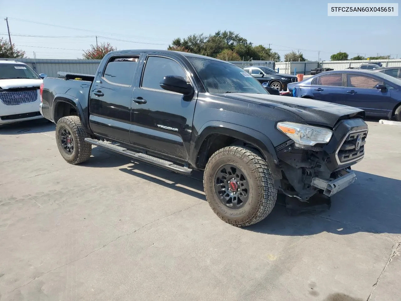 2016 Toyota Tacoma Double Cab VIN: 5TFCZ5AN6GX045651 Lot: 68578394