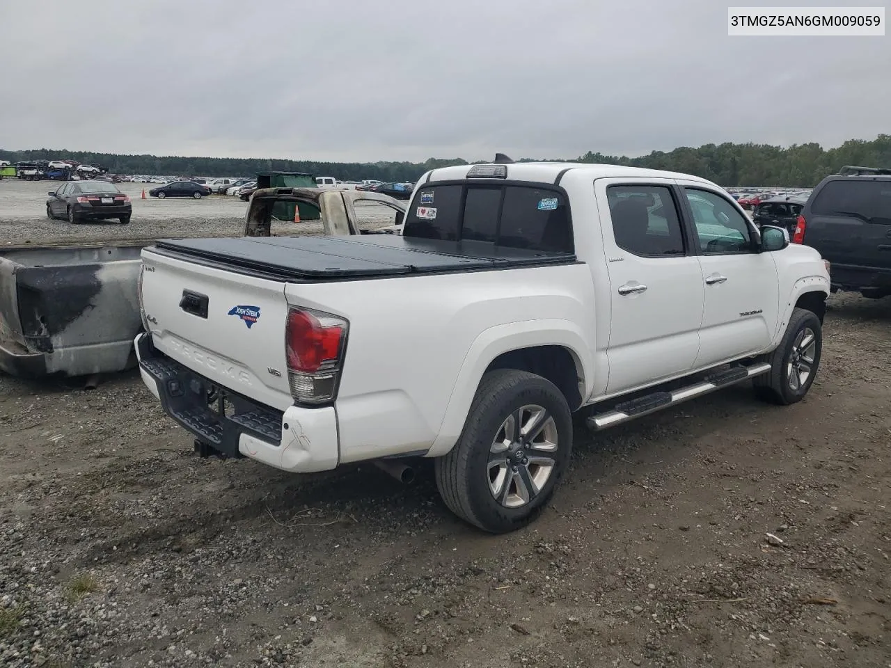 2016 Toyota Tacoma Double Cab VIN: 3TMGZ5AN6GM009059 Lot: 69055484