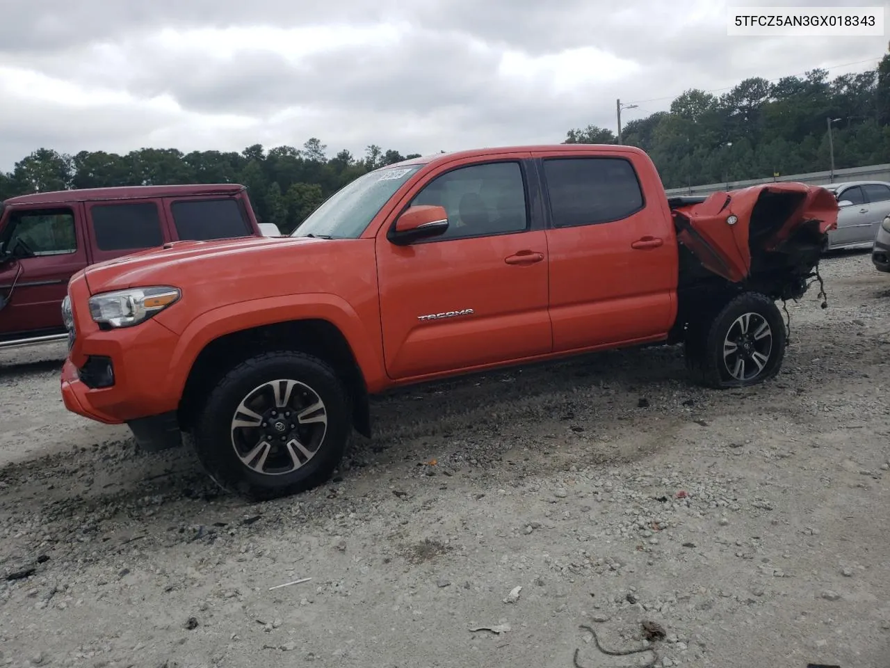 2016 Toyota Tacoma Double Cab VIN: 5TFCZ5AN3GX018343 Lot: 69160704