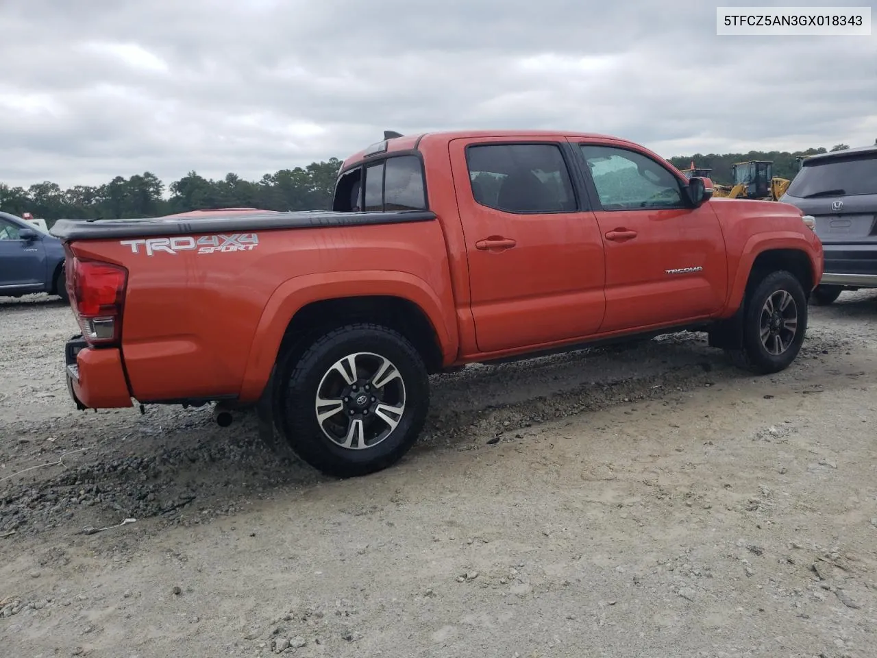 2016 Toyota Tacoma Double Cab VIN: 5TFCZ5AN3GX018343 Lot: 69160704