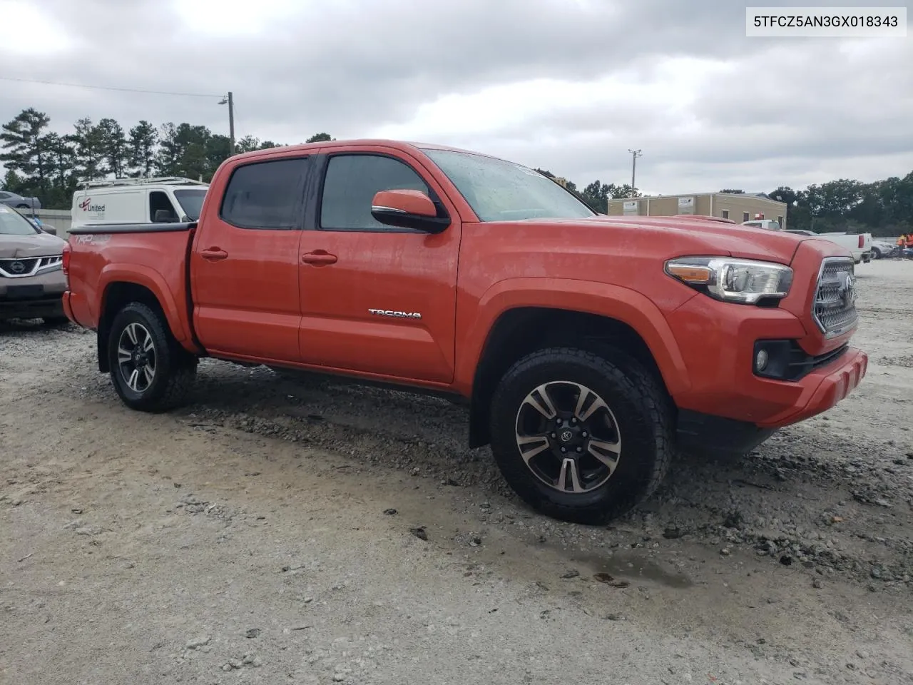 2016 Toyota Tacoma Double Cab VIN: 5TFCZ5AN3GX018343 Lot: 69160704