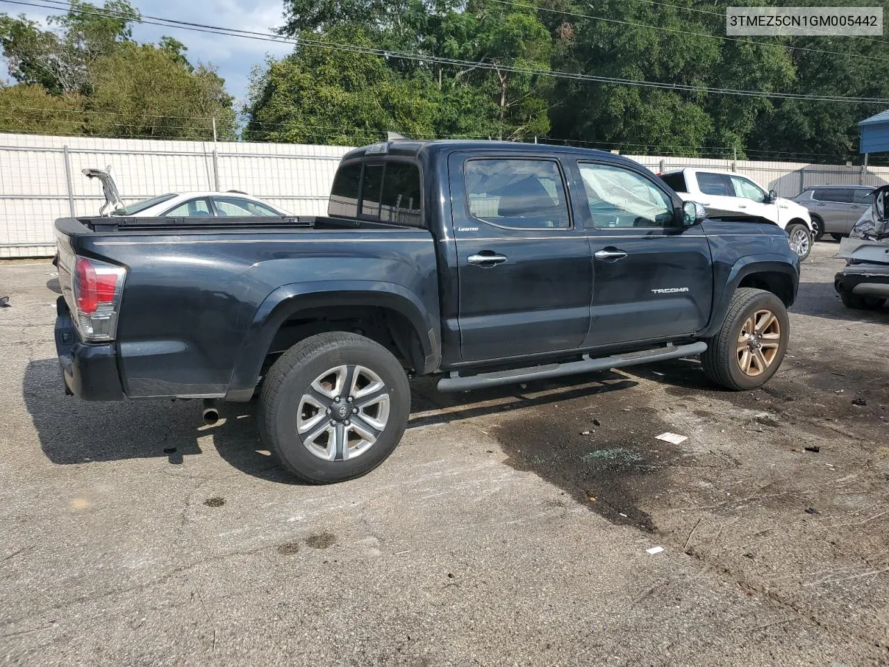 2016 Toyota Tacoma Double Cab VIN: 3TMEZ5CN1GM005442 Lot: 69274084