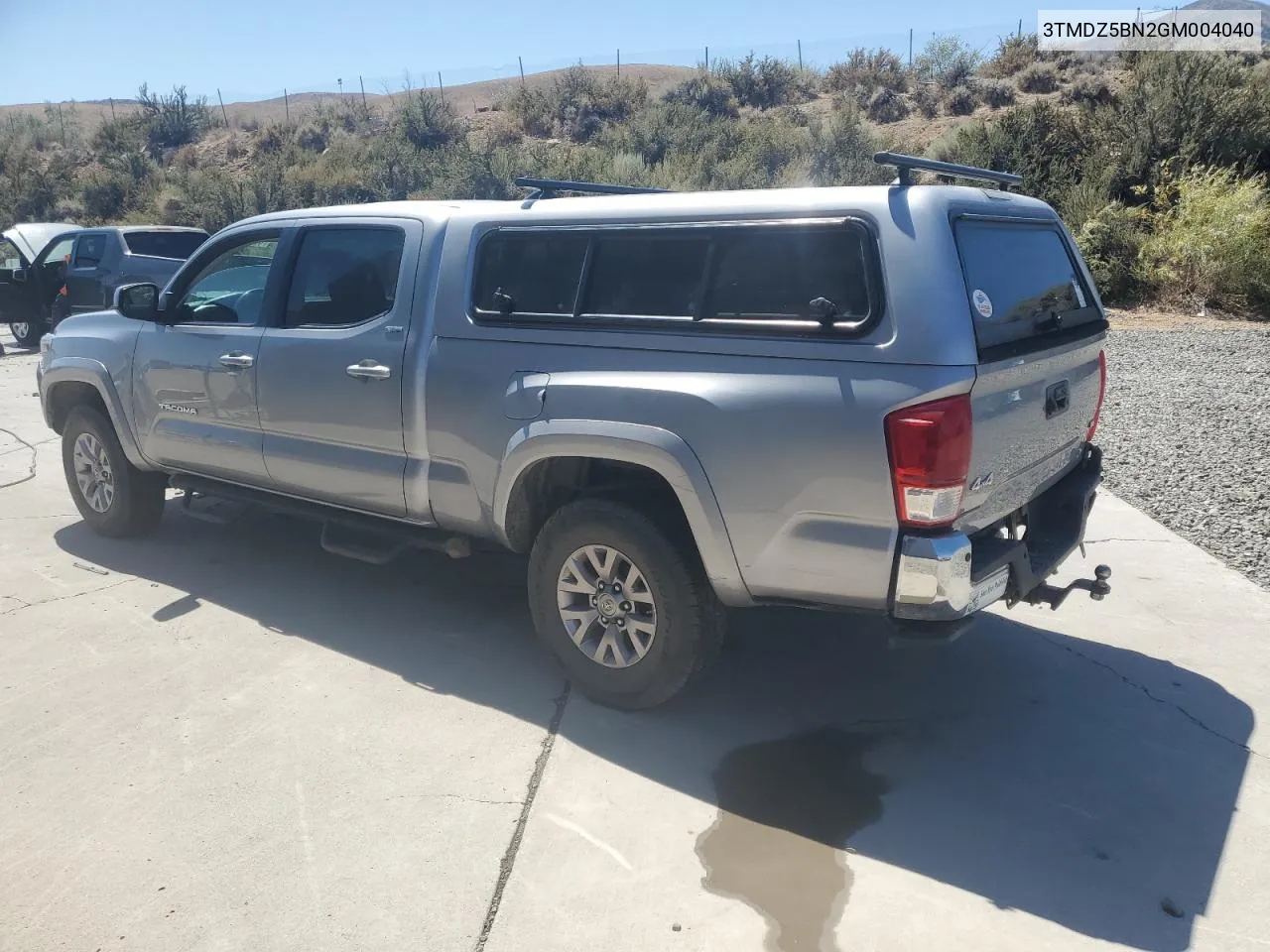 2016 Toyota Tacoma Double Cab VIN: 3TMDZ5BN2GM004040 Lot: 69532154